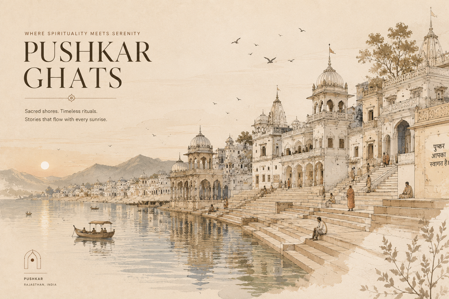Pushkar Ghats Streets